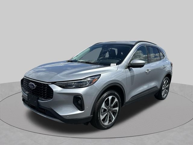 2024 Ford Escape Platinum in Iconic Silver Metallic — front three-quarter view