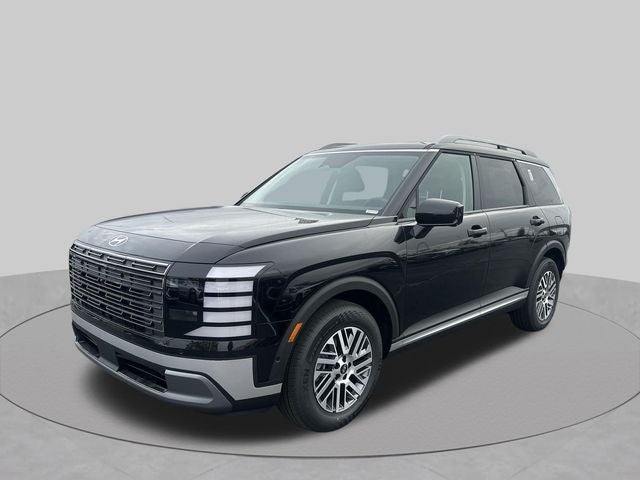 2026 Hyundai PALISADE SEL Premium 7 Passenger in Abyss Black Pearl — front three-quarter view